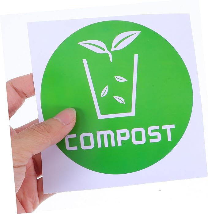 6pcs Decorative Waste Sorting Stickers - Image 4