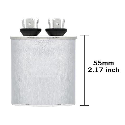 VEXUNGA 7.5uF 370/440VAC 50/60Hz CBB65 CBB65A Oval Run Start Capacitor 7.5 MFD - Image 2