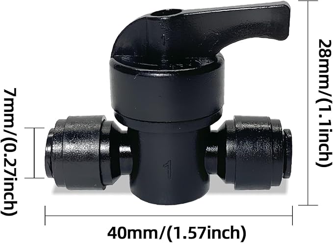 10 Pack Quick Connect 1/4" Drip Irrigation Shut Off Valve, Universal Drip - Image 7
