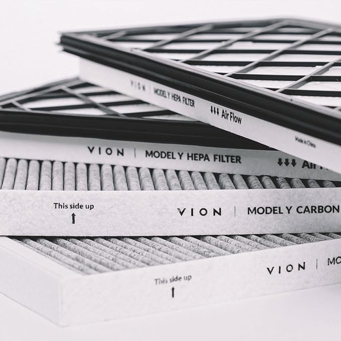 VION Model Y Front Trunk HEPA Carbon Air Filters Kit - Image 3