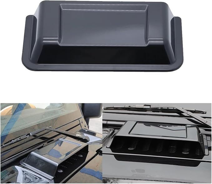 Car Engine Hood Vent Scoop Cover Air Intake Dust Rain Protective Cap Compatible - Image 2