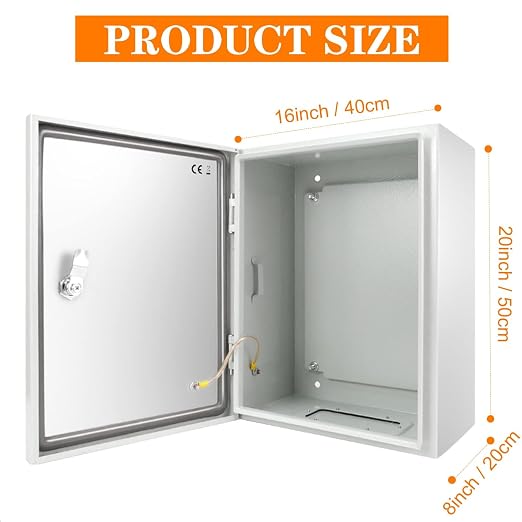 Outdoor Electrical Junction Box, Wall Mounted IP66 Waterproof & Dustproof - Image 3