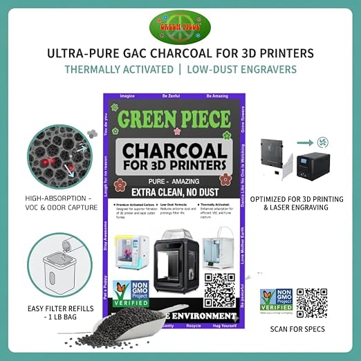 Activated Carbon for 3D Printers & Laser Engravers – Granular Activated Carbon - Image 3