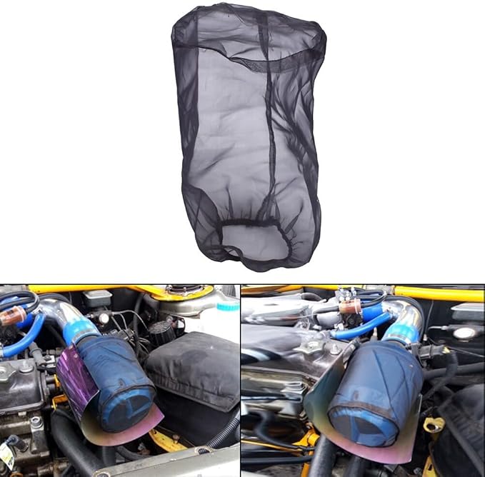 Intake Filter Mesh Cover Polyester Cloth Oilproof and Dustproof Cover Car Cold - Image 5