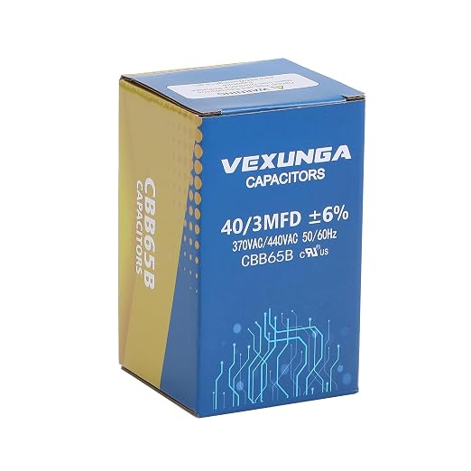 VEXUNGA 40/3 uF 40+3 MFD 370VAC or 440VAC Dual Run Start Round A/C Capacitor - Image 5