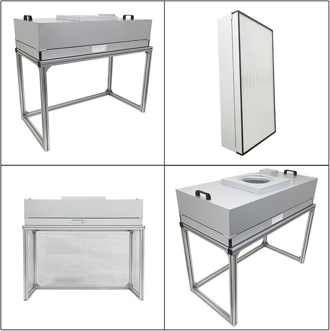 INTBUYING Air Flow Clean Bench Vertical Laminar Flow Hood Dust Free Room - Image 9