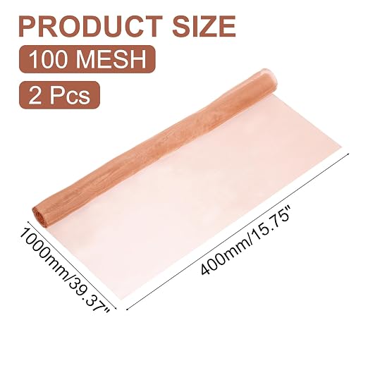 uxcell 2 Pack Copper Mesh - Image 2