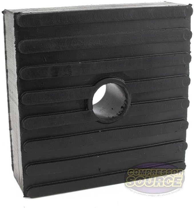 4 Pack Medium Anti Vibration Isolation Pads Air Compressor Heavy Equipment 3x3x1 - Image 3