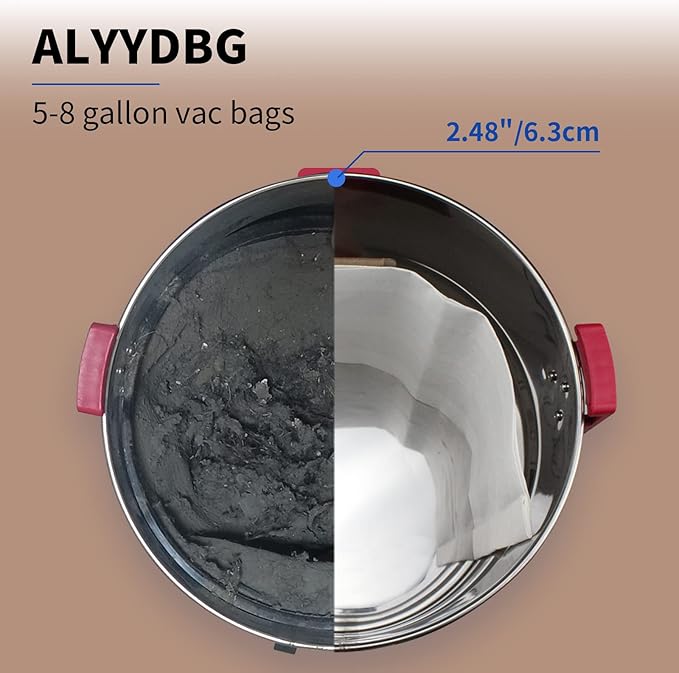 10 Pack Shop Vac 5-8 Gallon Filter Bags, ALYYDBG Type E 90661 9066100 9066133 - Image 3