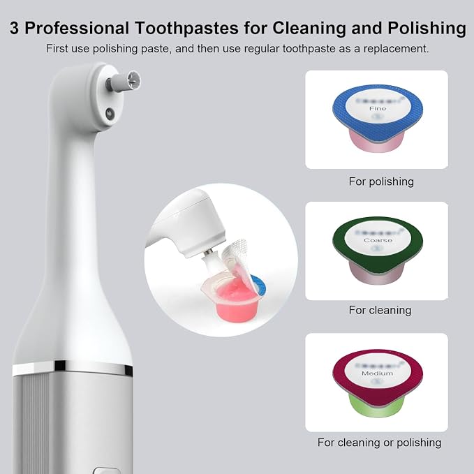 Tooth Polisher and Plaque Remover, Teeth Cleaning Tools - Image 2