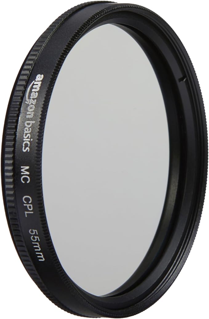 Amazon Basics Circular Polarizer Camera Lens Filter, 360° Rotatable Frame by AmazonBasics