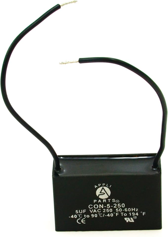 Appli Parts Fan Capacitor 5 mfd uf 250 VAC by APPLIPARTS
