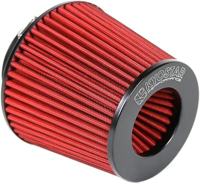 KYOSTAR Universal 3.5" High-Flow Air Filter, Reusable Cone Cold Air Intake - Image 9