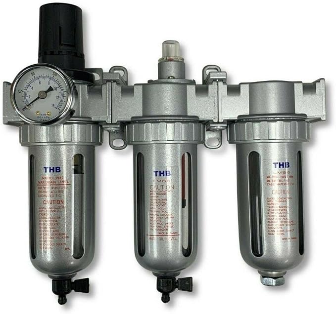 3/8" COMPRESSED AIR FILTER REGULATOR/DESICCANT DRYER/COALESCING FILTER - Image 7