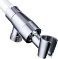 G-Promise Metal Shower Head Holder for Hand Held, Adjustable Bracket, Universal Shower Arm Mount, Chrome Finish