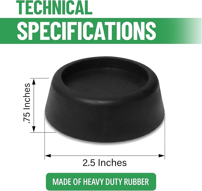 Evelots Anti Vibration Pads for Washing Machine - Image 7