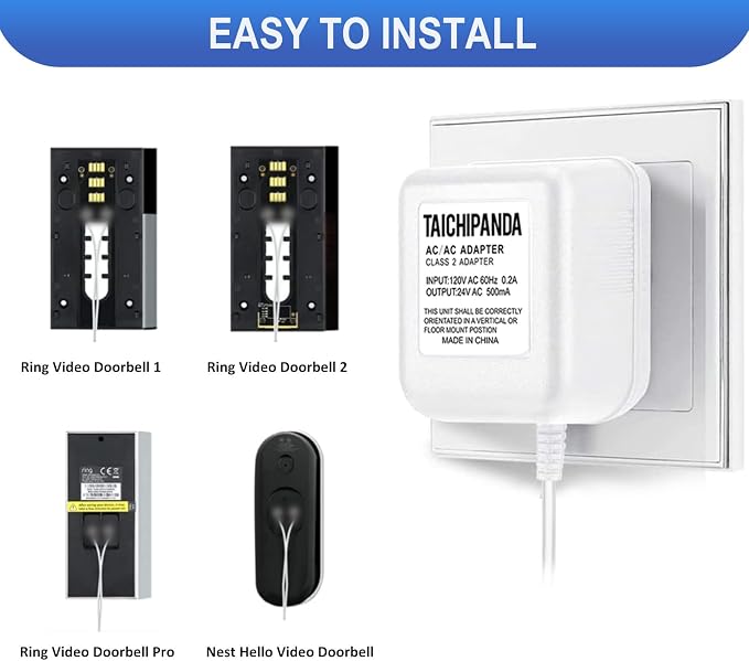 TAICHIPANDA 24 Volt Transformer, C Wire Adapter - Image 3