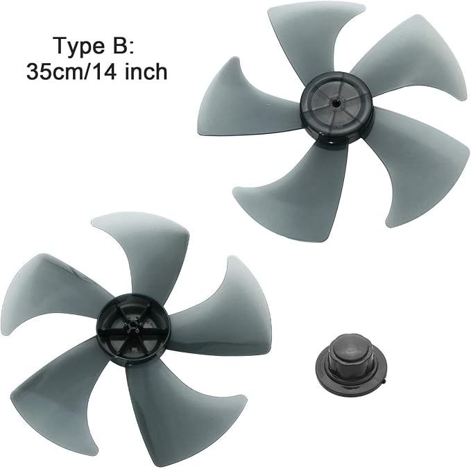 dPois Plastic Fan Blade Leaves Universal Household Standing Pedestal Fan Table - Image 4