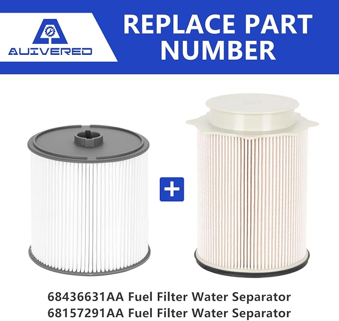 68436631AA and 68157291AA Fuel Filter Water Separator - Image 2