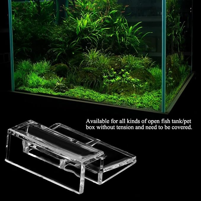 20Pcs Aquarium Glass Cover Holder Transparent Edge Mount Bracket Acrylic Clip - Image 4