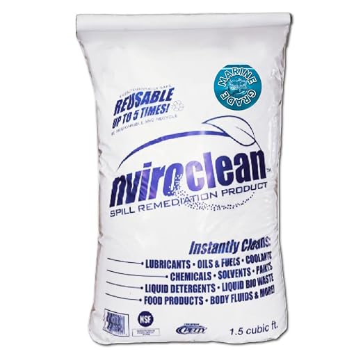 2-N-1 Water-Filtering | Super Absorbent & Encapsulant Spill Cleanup up to 216lbs by Nviroclean