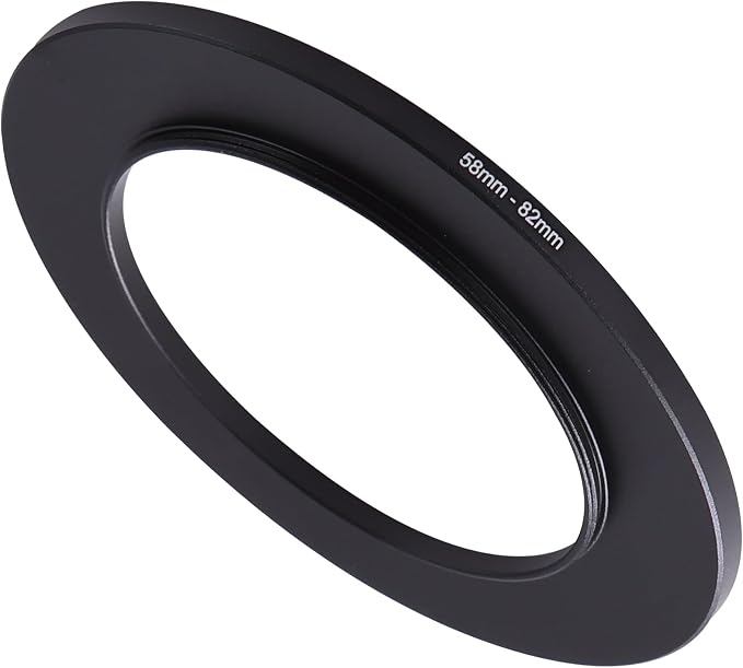 58-82mm Step-Up Ring Adapter, 58mm to 82mm Step Up Filter Ring by NFODCeilingFanWithLights