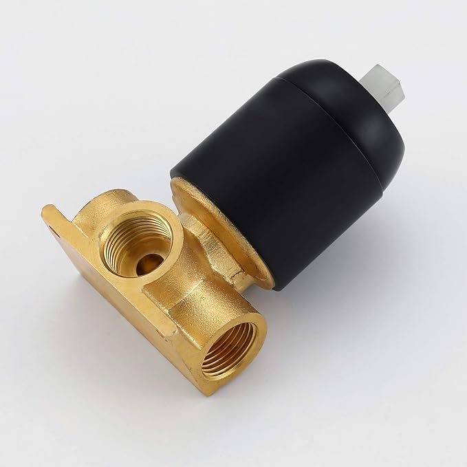 sumerain Wall Mount Bathtub Faucet Black with Waterfall Tub Spout Single Handle with Rough in Valve High Flow