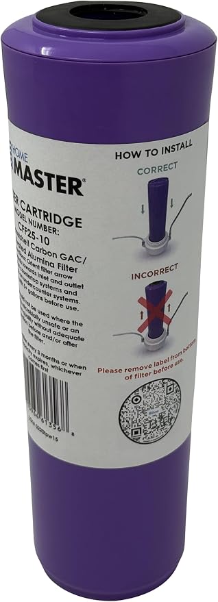 Home Master CFF25-10 Jr F2 Replacement Fluoride Filter, Fits Standard 10” - Image 2