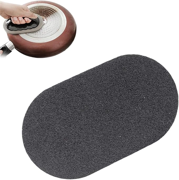 Nano Carborundum Sponge, Emery Sponge Kitchen Pot Brush by Unknown