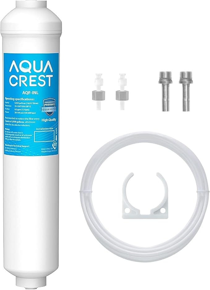 AQUA CREST 5 Years Capacity -Inline Water Filter by AQUACREST