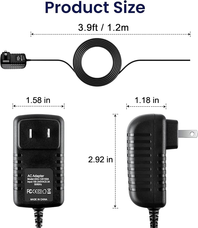 12V AC DC Adapter Replacement for SilverOnyx A800 Air Purifier Home HEPA - Image 4
