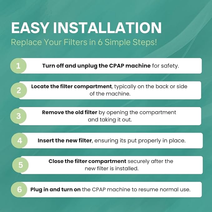 PURDOUX CPAP Filters for ResMed AirSense 10 and S9 Devices - Image 3