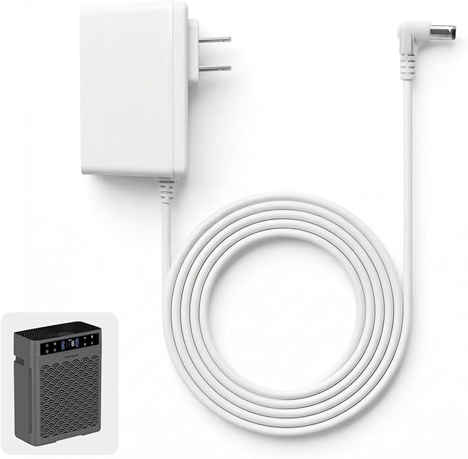Power Cord for TDBYWAE Large Room Air Purifier MB066 by Clicknow
