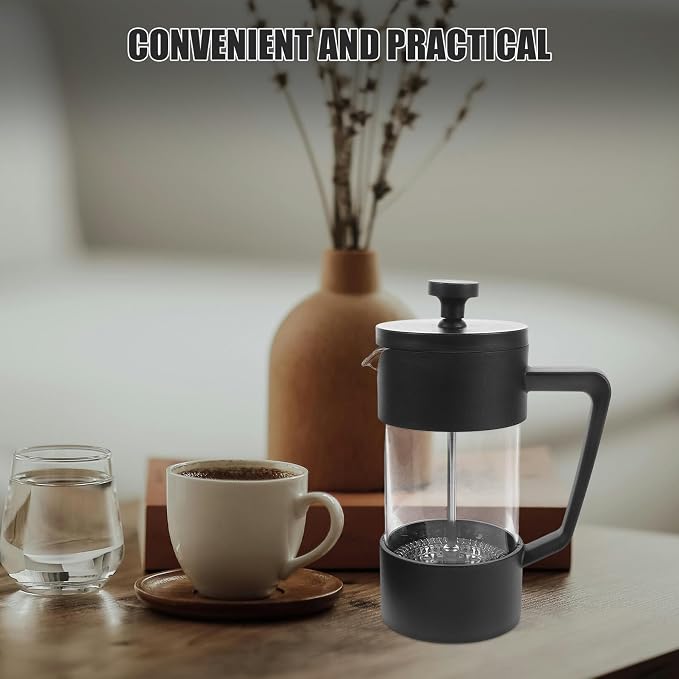 Zerodeko Portable Coffee Maker 350ml Borosilicate Glass Espresso Press - Image 6