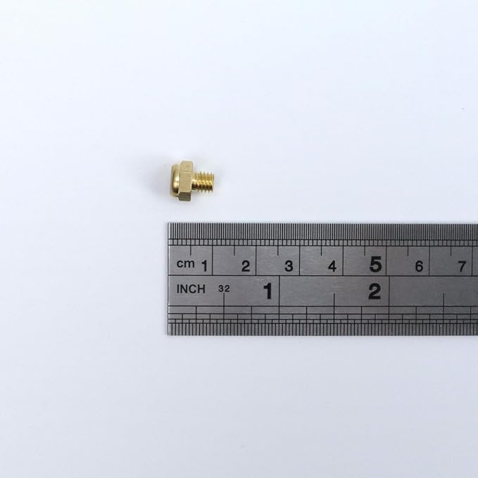 M5 Generator Silencer, Flat Type, Brass Pneumatic Exhaust Muffler, Sintered - Image 2