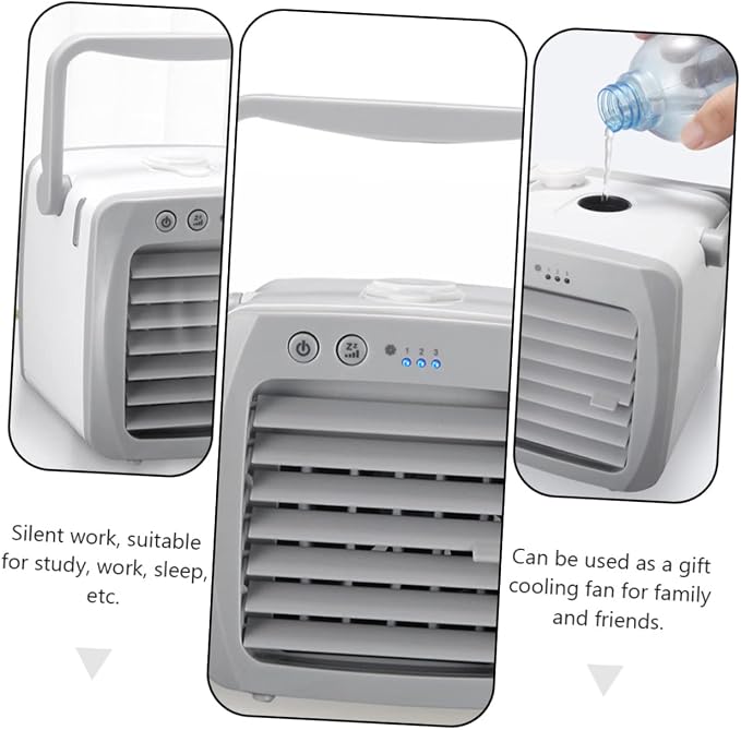 GLEAVI 1pc Portable Usb Air Conditioner Fan Mini Desktop Air Cooler - Image 9