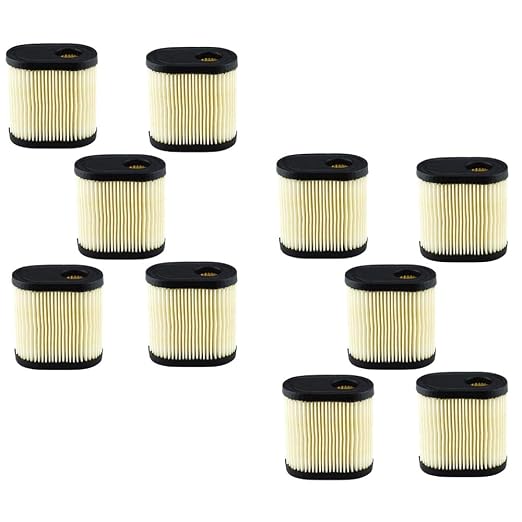 Stevens Lake Parts Set of 10 New Air Filter Fits MTD, Fits Toro, TVS115 Models by Unknown