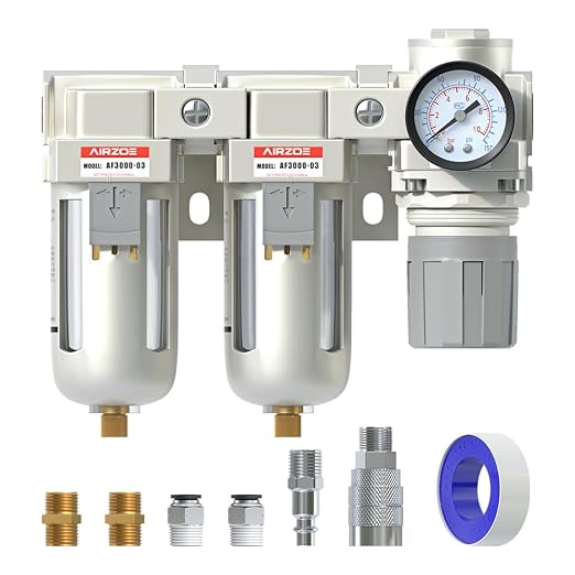 AIRZOE 3/8" NPT Air Dryer for Compressor-Air Compressor Water Separator by AIRZOE
