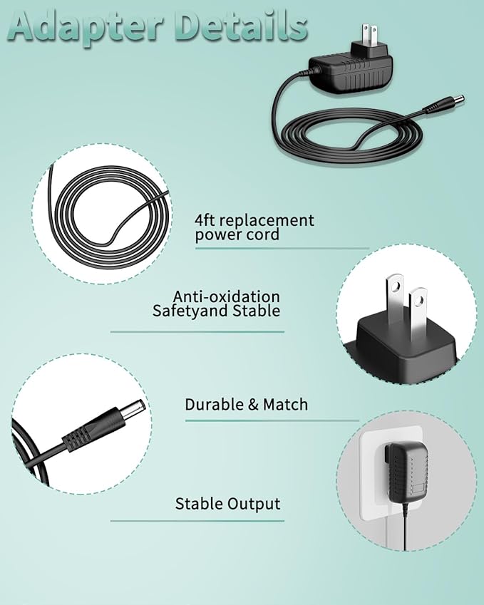 AC DC Adapter Charger Compatible - Image 3