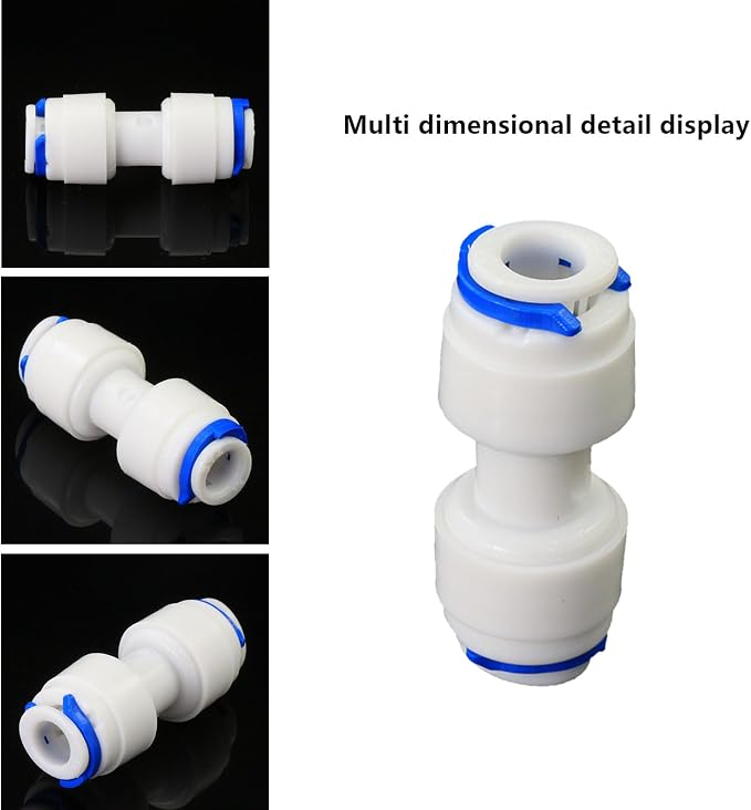 Water purifier adapter, 1/4 "FPT x 1/4" pipe quick connector, outer diameter - Image 2