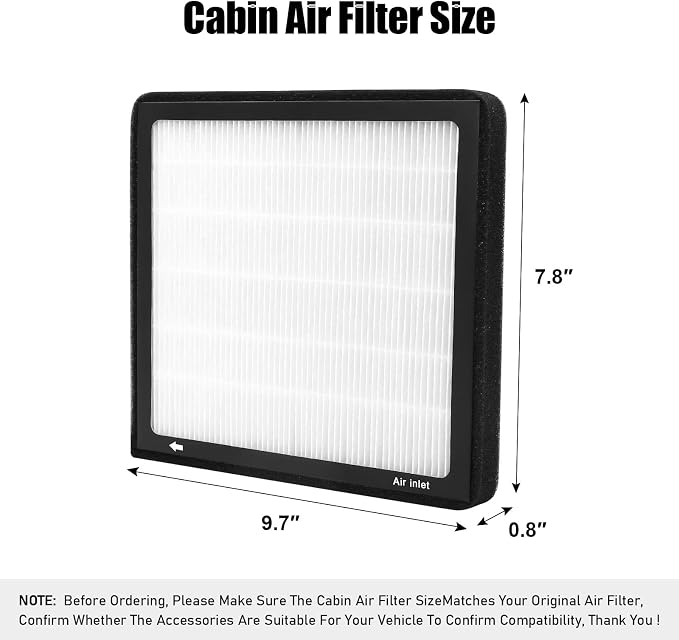 CF12058, Cabin Air Filter with activated carbon particle - Image 2