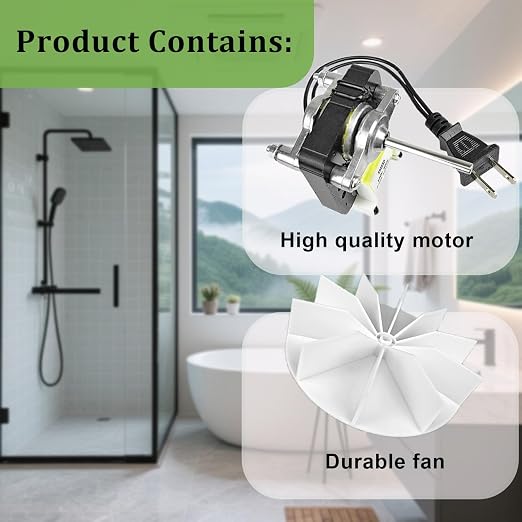 Universal Bathroom Vent Exhaust Fan Motor Replacement Motors Kit, Fit - Image 3