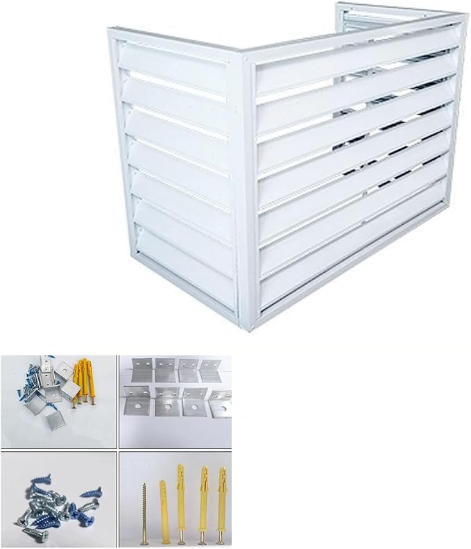 Aluminum Outdoor Condenser Protective Cover, freestanding Enclosure to Cover by Unknown