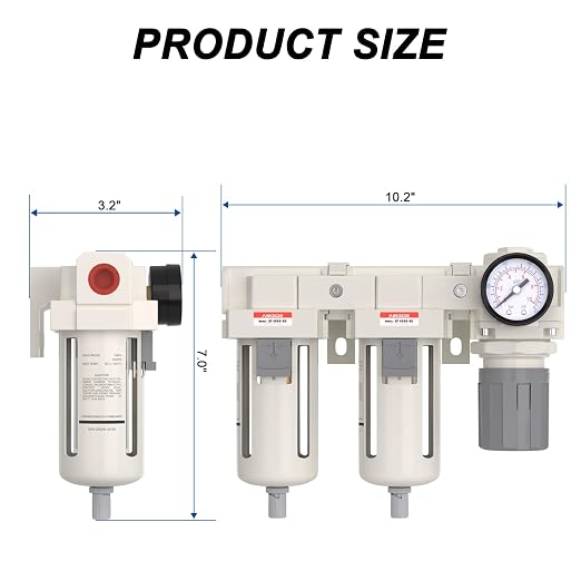 AIRZOE 3/4" NPT Air Dryer for Compressor-Air Compressor Water Separator - Image 2