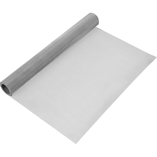 2 Packs 304 Stainless Steel Woven Wire 120 Mesh Fine Screen Mesh Steel Woven by SATINIOR