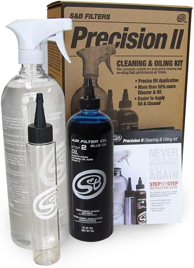 S&B Filters 88-0009 Precision II Cleaning & Oil Kit by S%26B