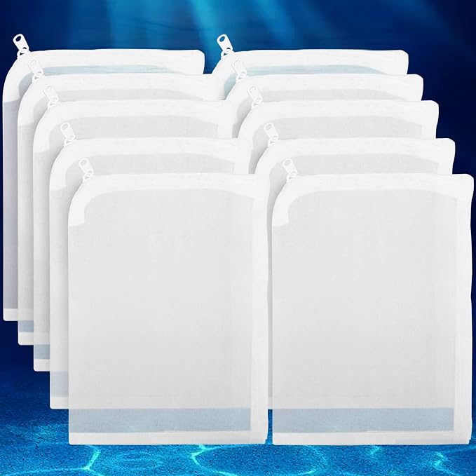Segarty Aquarium Filter Bags High Flow, 10 Pack 0.15mm Mesh Bag 7.7 x 6 Inch - Image 7