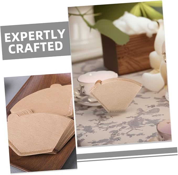 200pcs Unbleached Coffee Filter Papers - Image 8