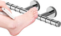 Chrome Shower Foot Rest for Shaving & Leg Care - Wall Mounted Bathroom Foot Ledge Stool for Women & Seniors