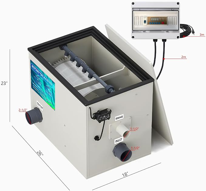 Rotary Drum Filter, Canister Filter, RDF Fully Automatic Water Self-Cleaning - Image 2